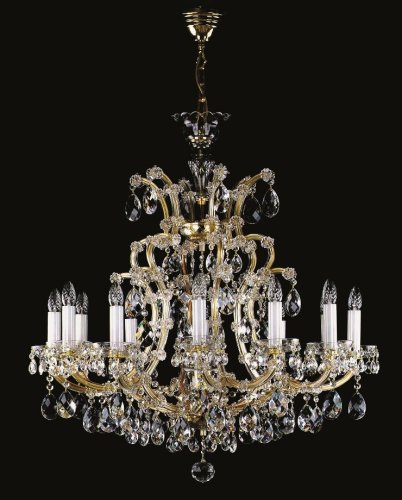 Люстра кришталева Art Glass Maria Terezia 12 Classic