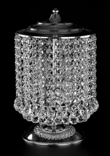 Настольная лампа хрустальная Art Glass Marrylin II. nickel TL Crystal Exclusive