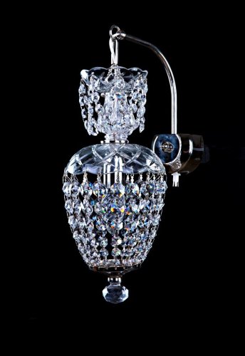 Светильник настенный(бра) Art Glass Metis chain Ni Spectra Swarovski