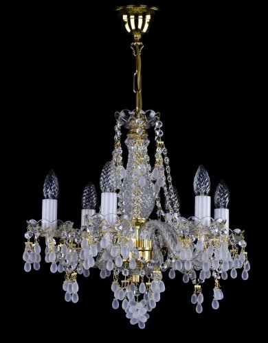 Люстра кришталева Art Glass Rosana VI white