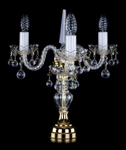 Настольная лампа хрустальная Art Glass Marketa III. balls TL Crystal Exclusive
