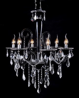 Люстра классическая 72262CR/6P BK/CL