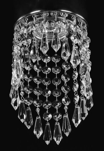 Точечный хрустальный светильник ArtGlass Spot 04 Ni Crystal Exclusive