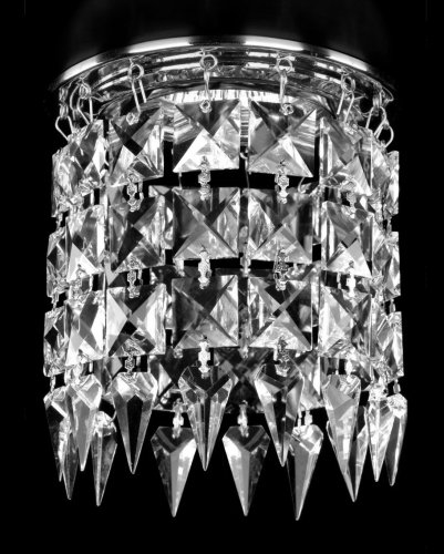 Точечный хрустальный светильник ArtGlass Spot 12 Ni Crystal Exclusive