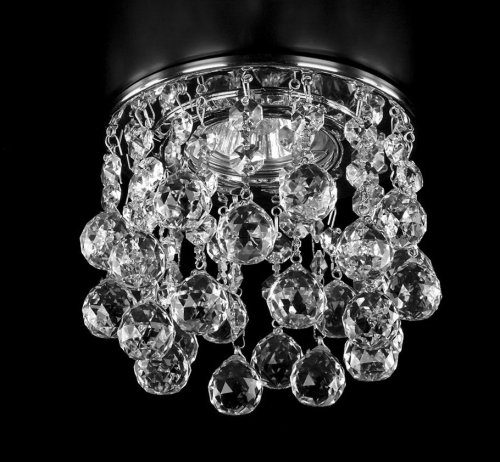 Точечный хрустальный светильник ArtGlass Spot 14 Ni Crystal Exclusive