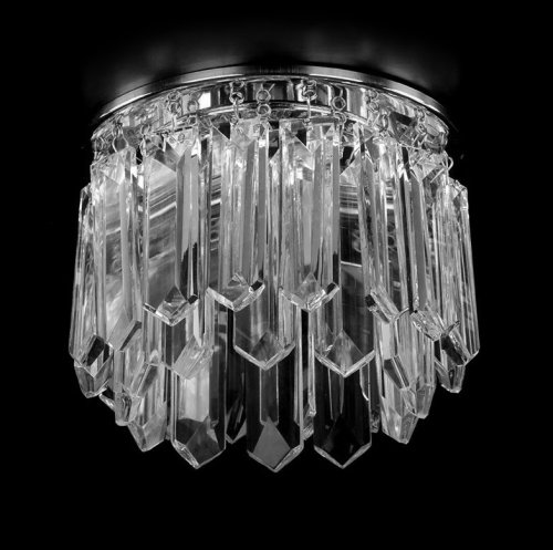 Точечный хрустальный светильник ArtGlass Spot 15 Ni Crystal Exclusive