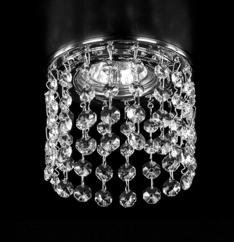 Точечный хрустальный светильник ArtGlass Spot 16 Ni Crystal Exclusive