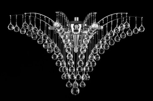 Светильник настенный(бра) Art Glass Consuela nickel WL Crystal Exclusive