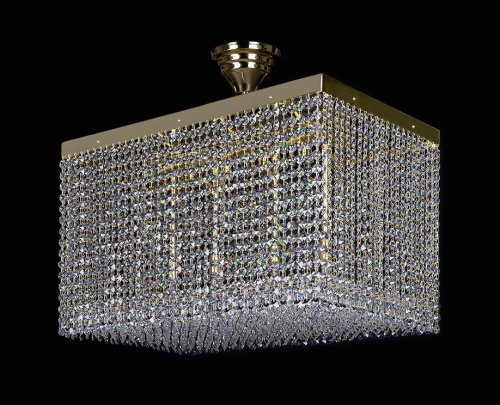 Люстра потолочная хрустальная Art Glass Leandra 350x600 Crystal Exclusive