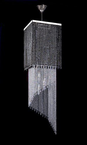 Люстра хрустальная Art Glass Ambra nickel Crystal Exclusive