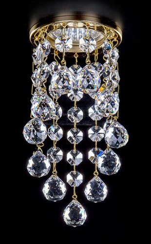 Точечный хрустальный светильник ArtGlass Spot 86 Crystal Exclusive