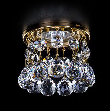 Точечный хрустальный светильник ArtGlass Spot 85 Crystal Exclusive