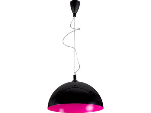 Люстра подвес Nowodvorski Hemisphere black-pink 5767 fluo