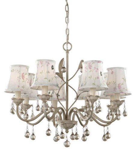 Люстра классическая с абажурами Wunderlicht Cinderella NT6009-08