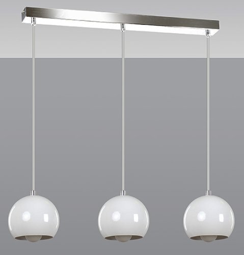 Люстра підвіс сучасна Emibig Ball White 401/3