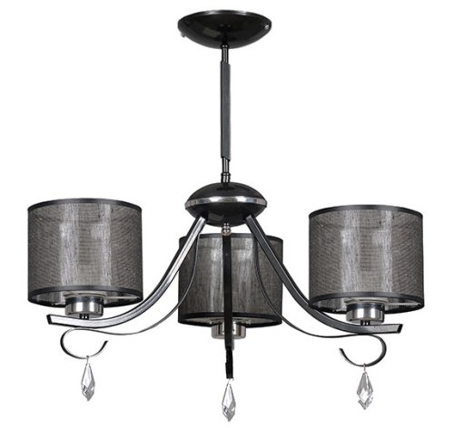 Люстра с абажурами Emibig Ultra black 885/3