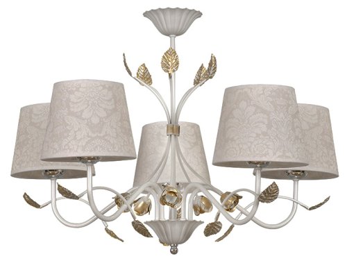 Люстра с абажурами Emibig Merida white 881/5
