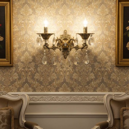 Бра кришталеве Sirius SТ 0622/2W АВ 