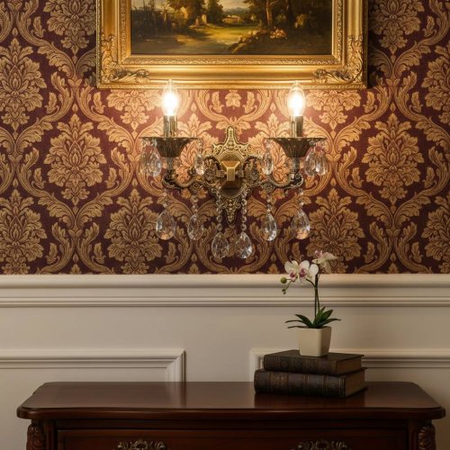 Бра кришталеве Sirius SТ 0622/2W АВ 