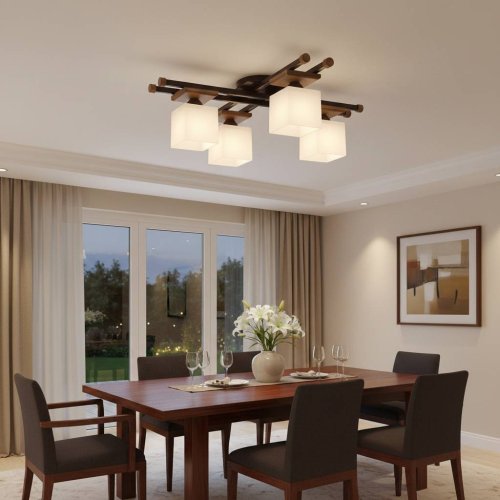 Люстра стельова з плафонами 66641/3 