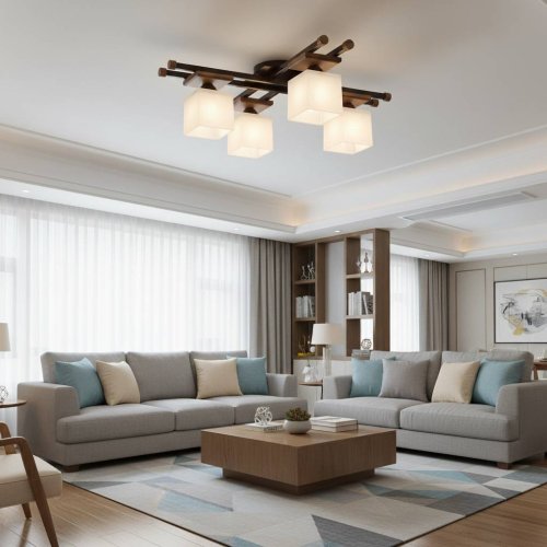 Люстра стельова з плафонами 66641/3 