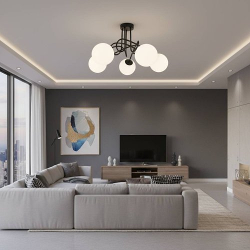 Люстра потолочная с плафонами 50508 ВК