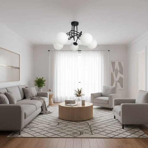 Люстра потолочная с плафонами 50508 ВК