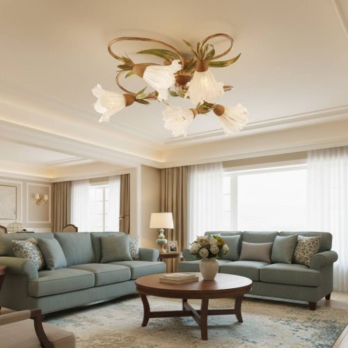 Люстра флористика 0545 