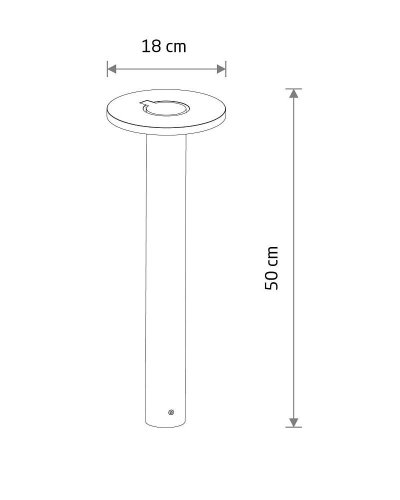 11938 Світильник вуличний Nowodvorski AXION LED GR FL CN