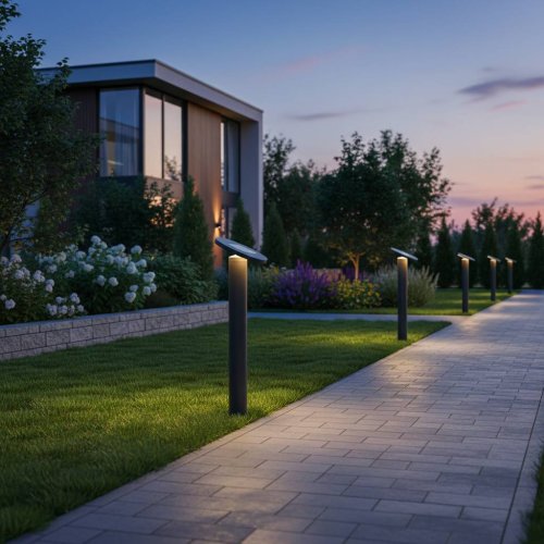 11938 Світильник вуличний Nowodvorski AXION LED GR FL CN