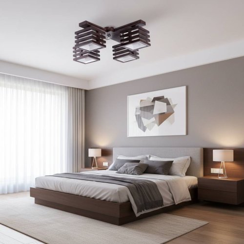 Люстра сучасна з абажурами 22681