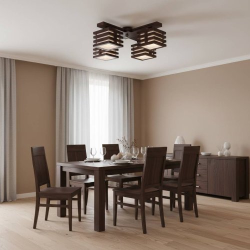 Люстра сучасна з абажурами 22681