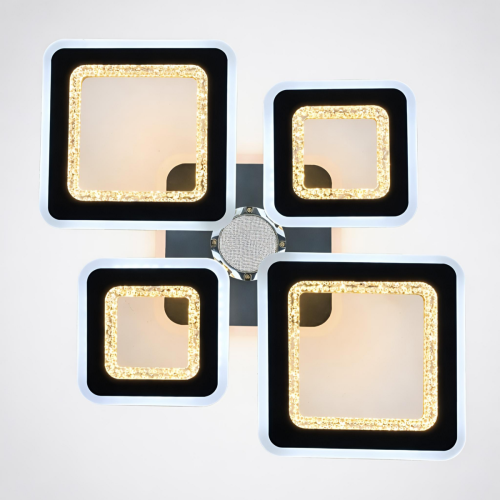 Люстра світлодіодна Sirius S5721/4 ВК 86W LED Phone APP+Bluetooth+RGB