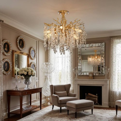 Люстра кришталева Sirius S80033/6Н GD