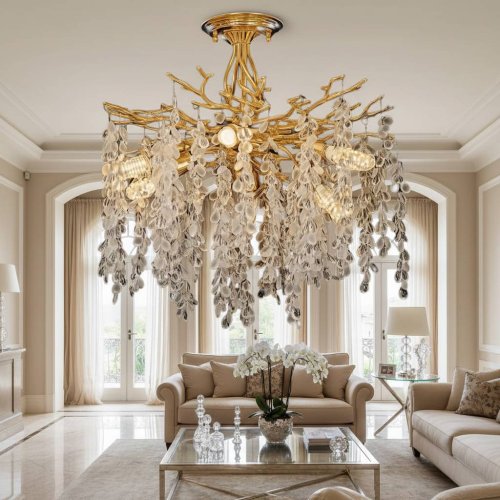 Люстра кришталева Sirius S80033/6Н GD