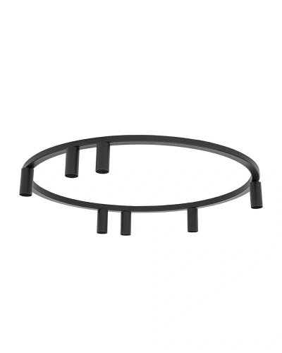 11944 Світильник стельовий Nowodvorski FOURTY ROUND VII BLACK PL