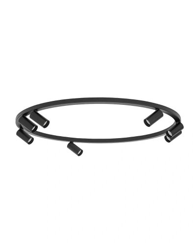 11944 Світильник стельовий Nowodvorski FOURTY ROUND VII BLACK PL