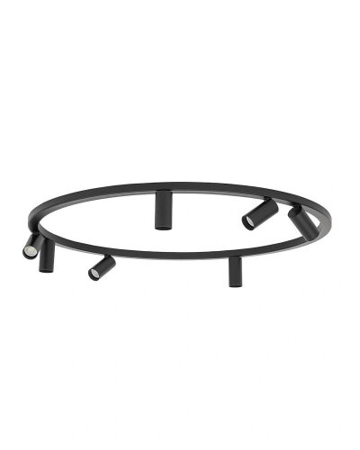 11944 Світильник стельовий Nowodvorski FOURTY ROUND VII BLACK PL