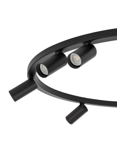 11944 Світильник стельовий Nowodvorski FOURTY ROUND VII BLACK PL