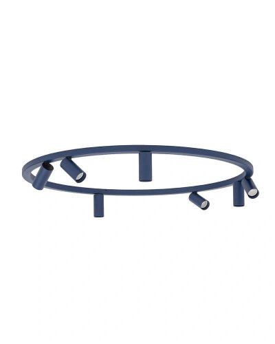 11947 Світильник стельовий Nowodvorski FOURTY ROUND VII NAVY BLUE PL