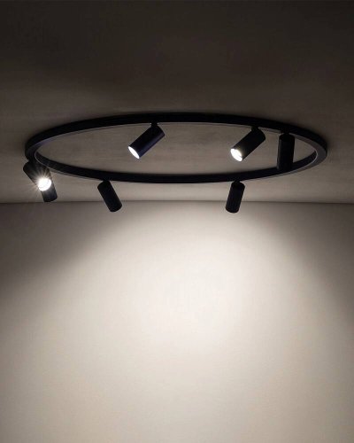 11947 Світильник стельовий Nowodvorski FOURTY ROUND VII NAVY BLUE PL