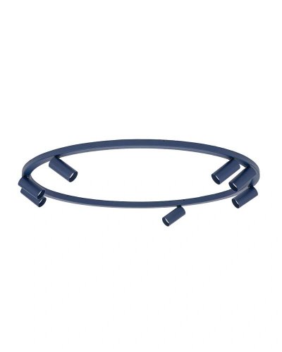 11947 Світильник стельовий Nowodvorski FOURTY ROUND VII NAVY BLUE PL