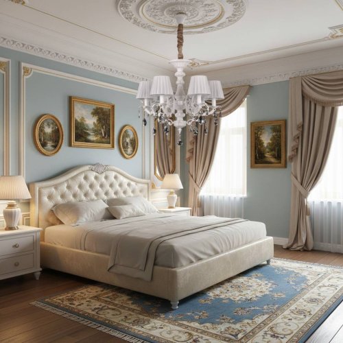 Люстра з абажурами Sirius SТ 5701/6P WG