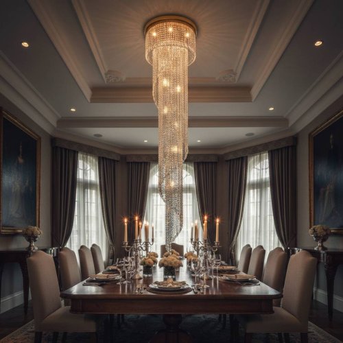 Люстра кришталева Sirius SТ 2568/18Н