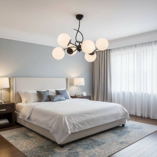 Люстра стельова ALFA TORNADO BLACK 63379