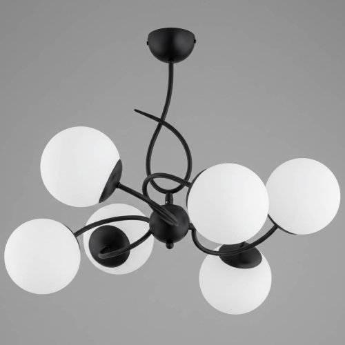 Люстра стельова ALFA TORNADO BLACK 63379