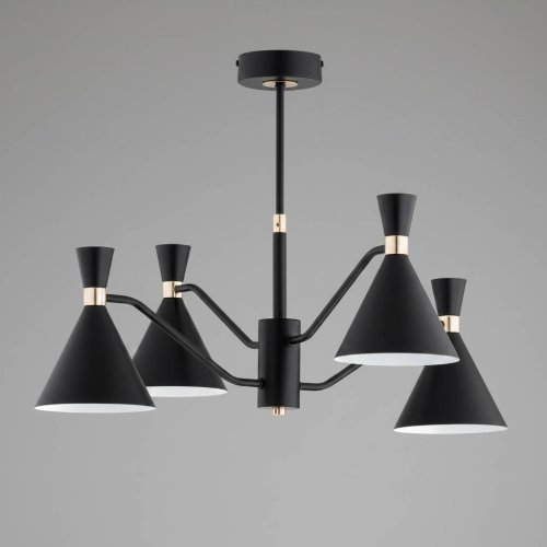 Люстра лофт ALFA SILVA BLACK 63367