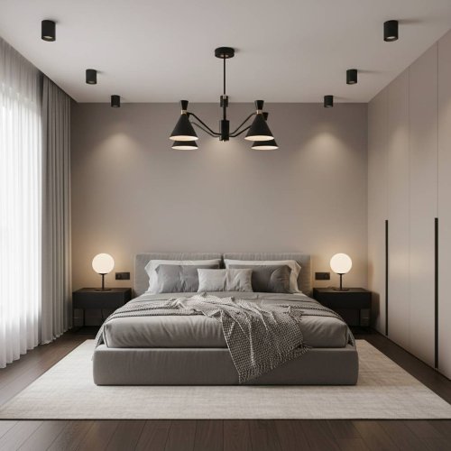 Люстра лофт ALFA SILVA BLACK 63367