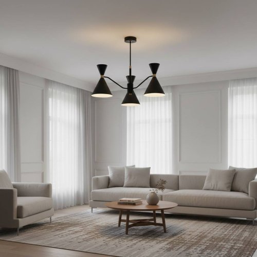 Люстра лофт ALFA SALUT BLACK 63366