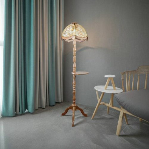 Торшер класичний дерев'яний 709/5